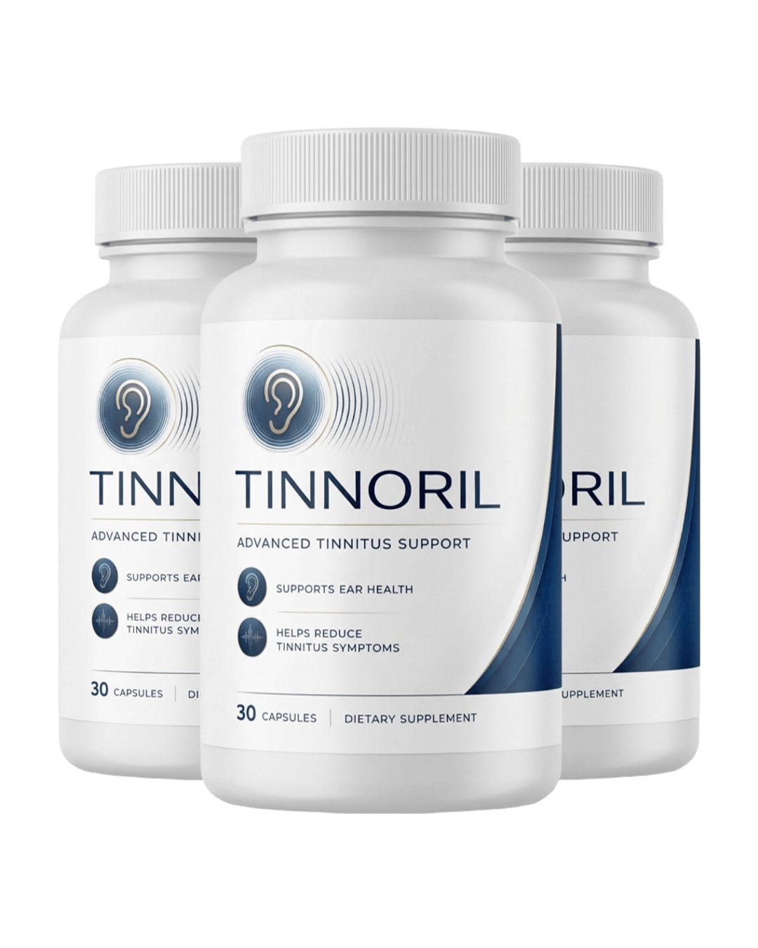 Tinnoril tinnitus support supplement three-bottle package